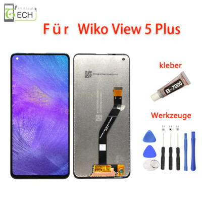 Für Wiko View 5 / 5 Plus LCD Display Touchscreen Bildschirm Schwarz