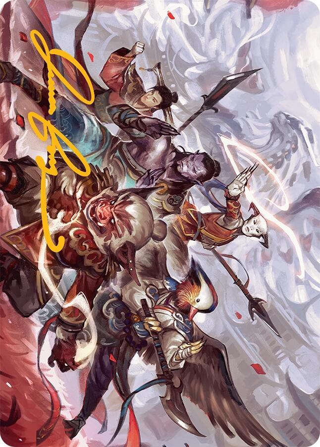 Will of the Jeskai Art Card 54 Art Series: Tarkir: Dragonstorm for