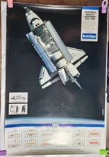 1986 SPACE SHUTTLE Tech Ops 1951-1986 Poster - NASA