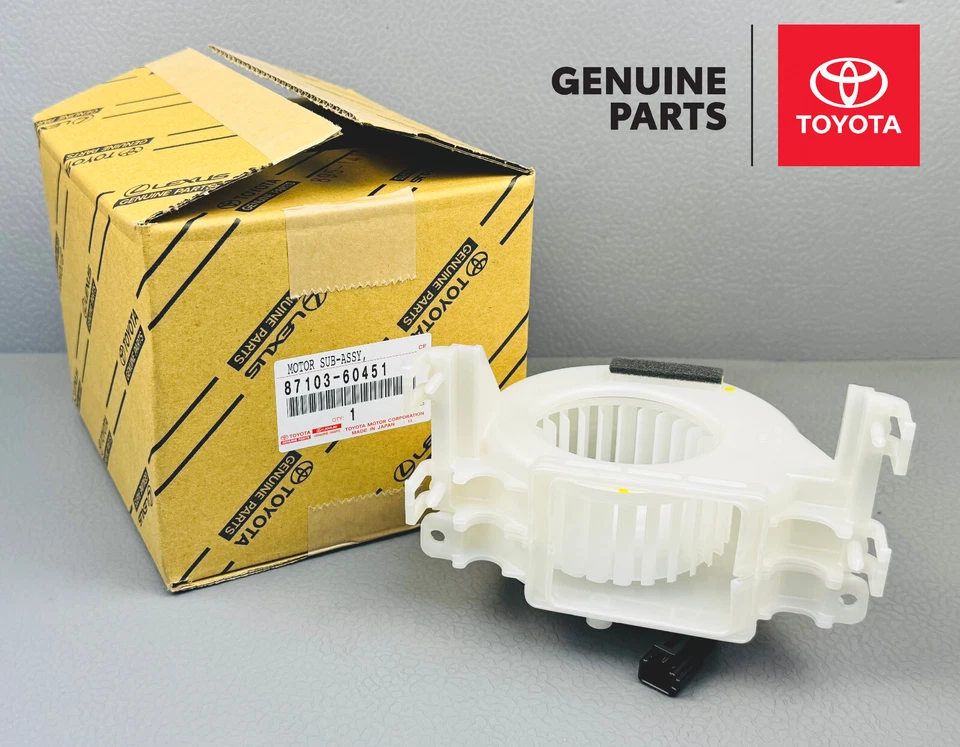 Motor soplador con ventilador OEM Toyota Land Cruiser Sequoia Lexus LX570 87103-60451 Foto 2 de 4