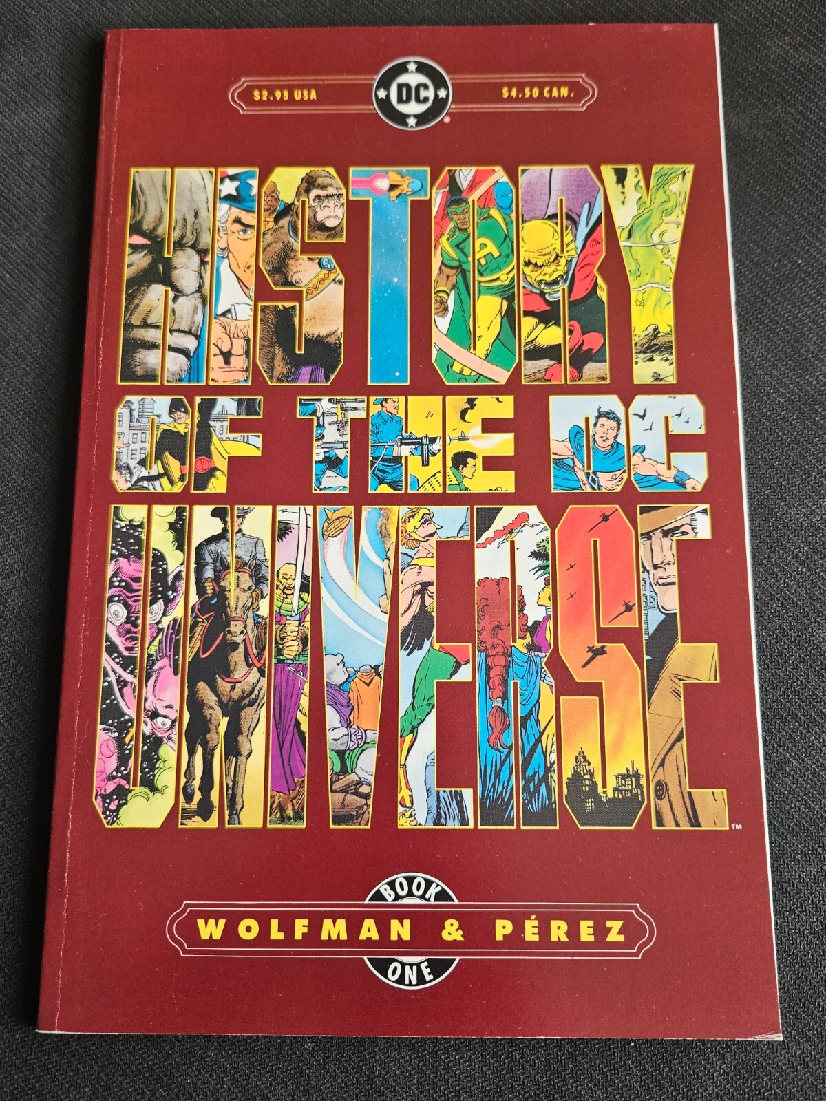 History of the DC Universe #1 1986 DC Comics Wolfman Perez Book One | eBay