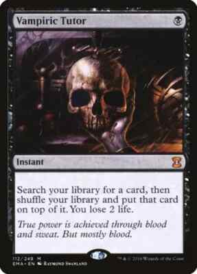 Vampiric Tutor - NM/EX English MTG Eternal Masters