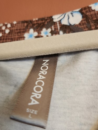 Top túnica para mujer Noracora talla L floral de manga larga - Imagen 5 de 8