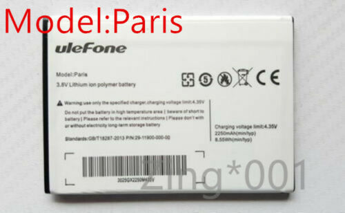 Woman commonplace of New Original Ulefone Battery For Ulefone Smartphone Ulefone Paris 2250mAh  3.8V | eBay