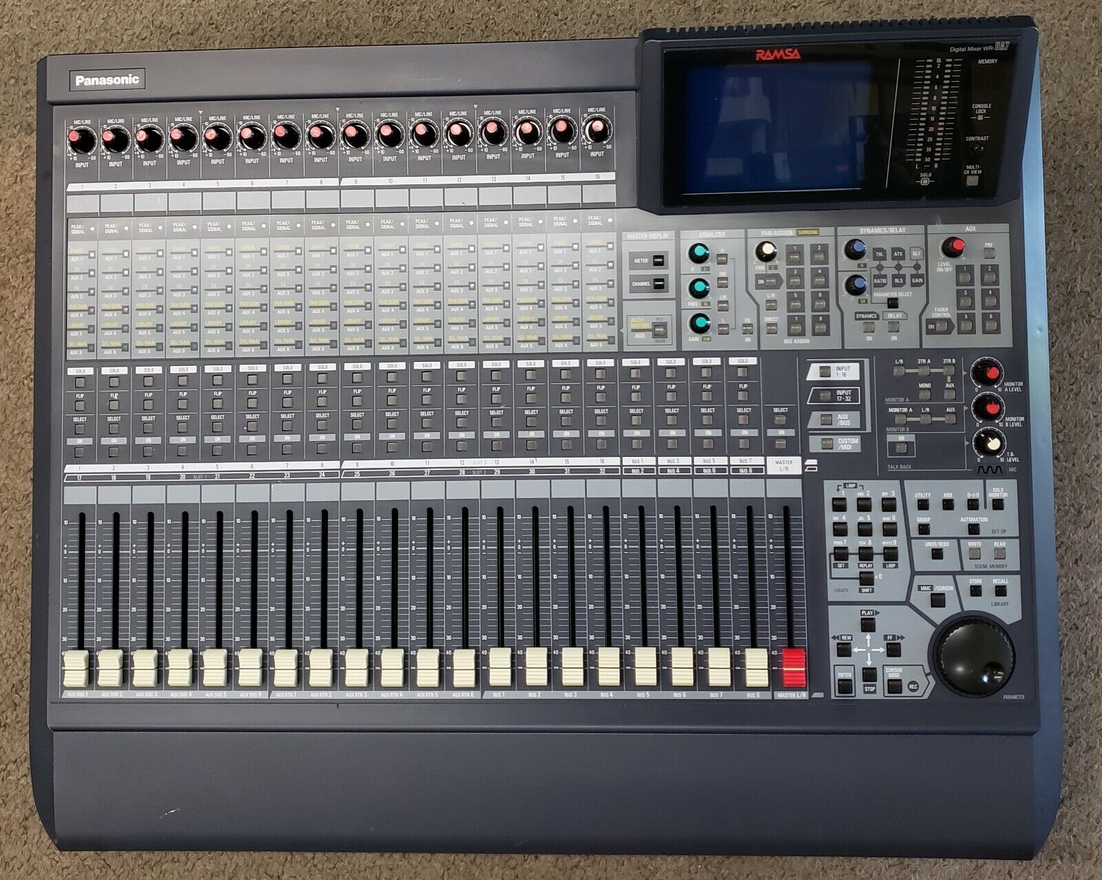 Panasonic Ramsa WR-DA7 Proffesional Digital Studio Mixer Console - No Cards 