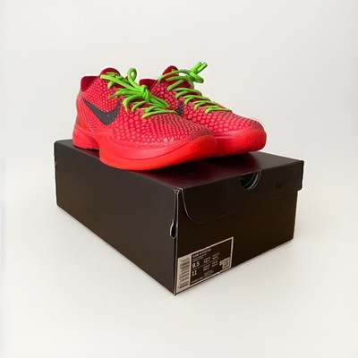 Nike Kobe 6 Protro Low Reverse Grinch Men's Basketball Shoes FV4921-600
