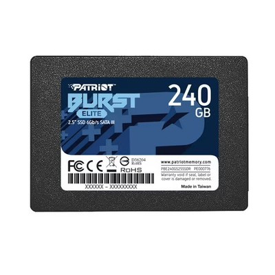 Patriot Burst Elite 240GB Internal SSD - SATA 2.5 - PBE24