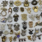 Huge Lot 50 Vintage ANGEL BROOCH Pins Brooches Rhinestone Costume Jewelry