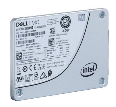 Drive SSD 960GB SATA 6Gb Intel S4510 SSDSC2KB960G8R Dell 0T50K8 T50K8
