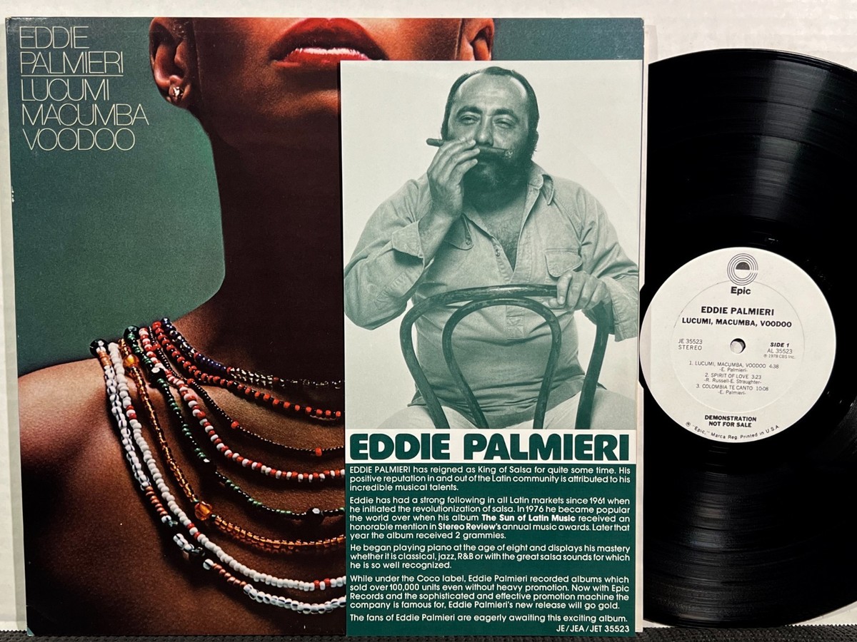 EDDIE PALMIERI Lucumi Macumba Voodoo LP EPIC DJ PROMO 1978 Latin