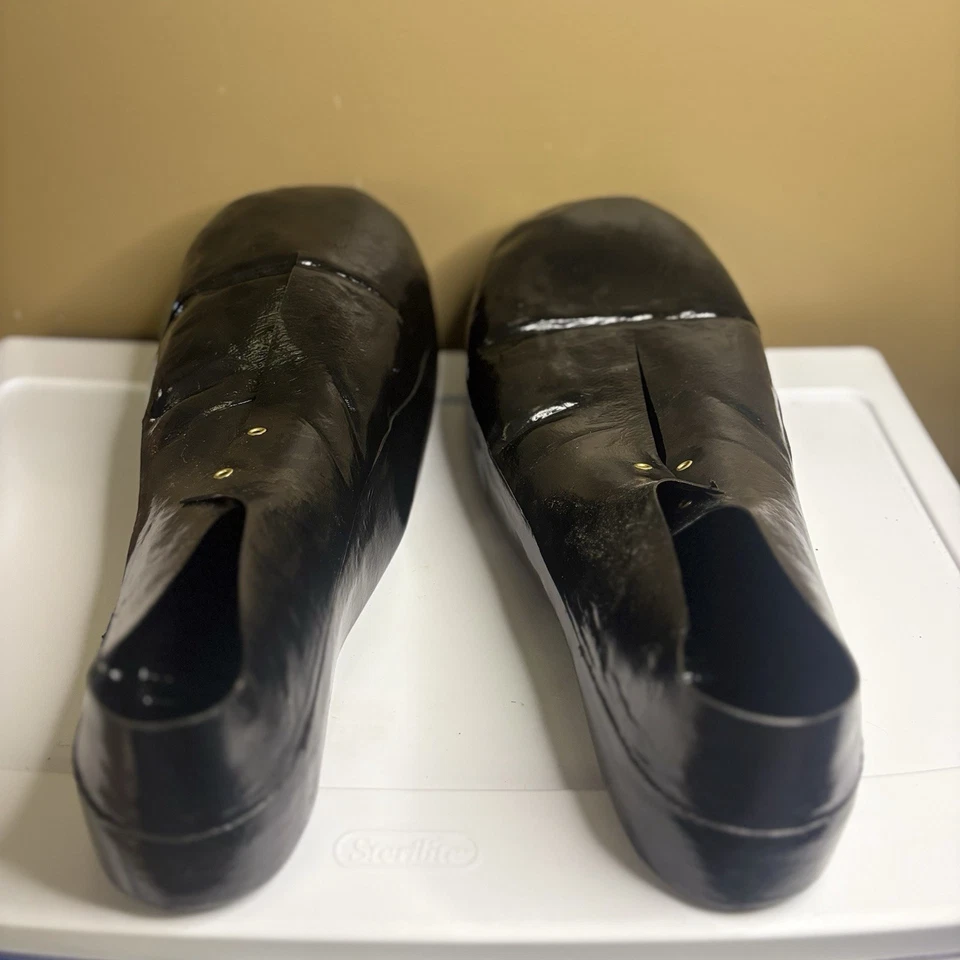 Zapatos de payaso 1978 hechos en Estados Unidos rubíes hechos en Estados Unidos negros Foto 2 de 4