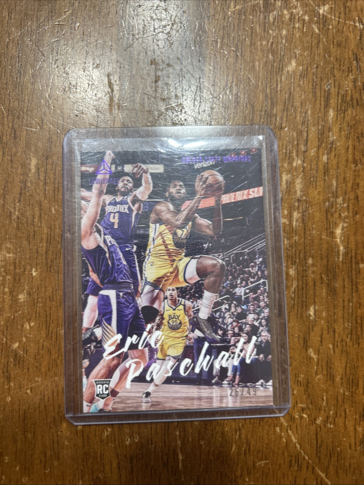 2019-20 Panini Chronicles Luminance Purple /49 Eric Paschall #158 Rookie RC