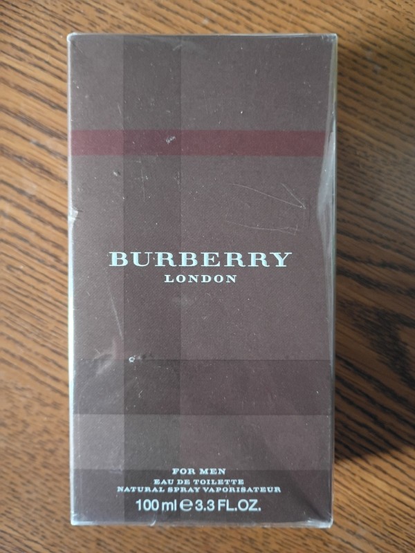 Burberry London Eau de Toilette Men Spray, 3.3 fl oz (100ml), Sealed in Plastic
