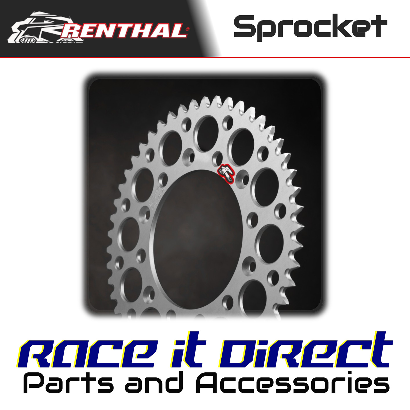 Rear Sprocket for SHERCO 250 2.5 i Enduro 2.5i 2008-2011 52T UL Silver Renthal
