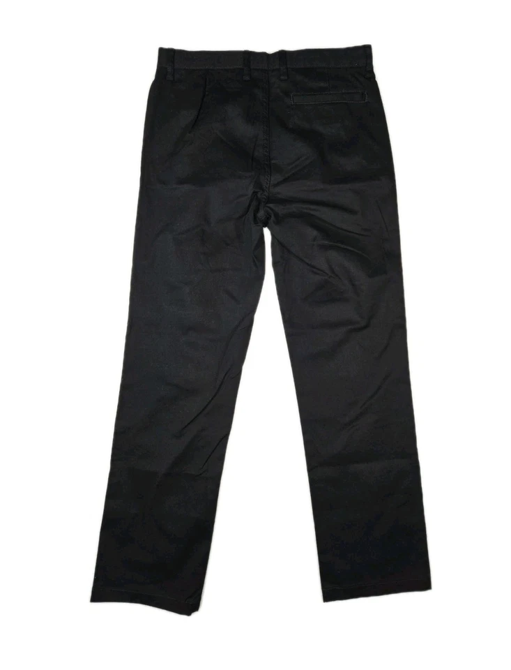 Pantalones rectos negros cintura ajustable 29x27 Old Navy talla 14 para niños Foto 2 de 4