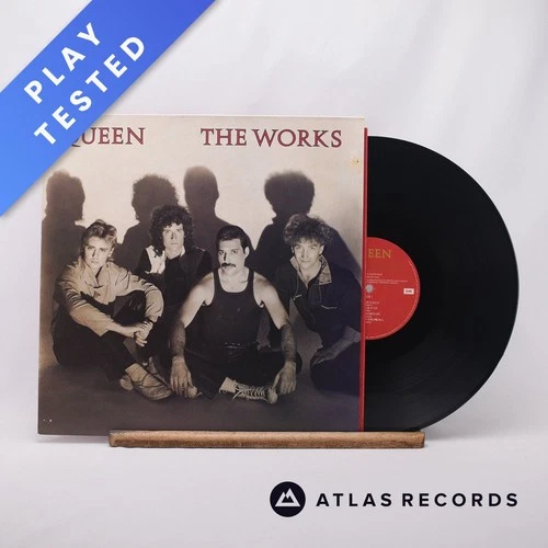 Queen The Works LP Album Vinyl Record 1984 EMC 24 0014 1 EMI - VG+/VG+