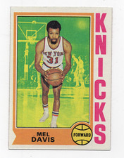 1974-75 Topps #43 Mel Davis