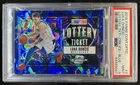 2018-19 Contenders Optic Luka Doncic Lottery Ticket Blue Cracked Ice RC #3 PSA 9