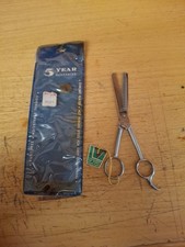 Vintage Thinning Shears Scissors Made in Italy Stainless Steel Barbers Tool