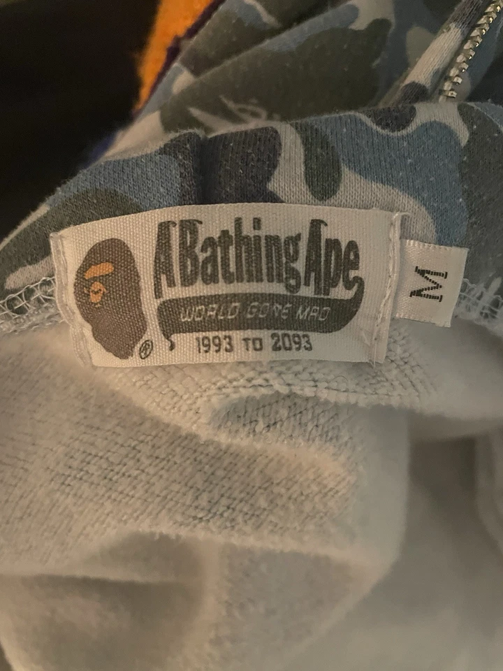 BAPE - ABC Camo Shark Full-Zip Hoodie - Size M - Image 2 of 4