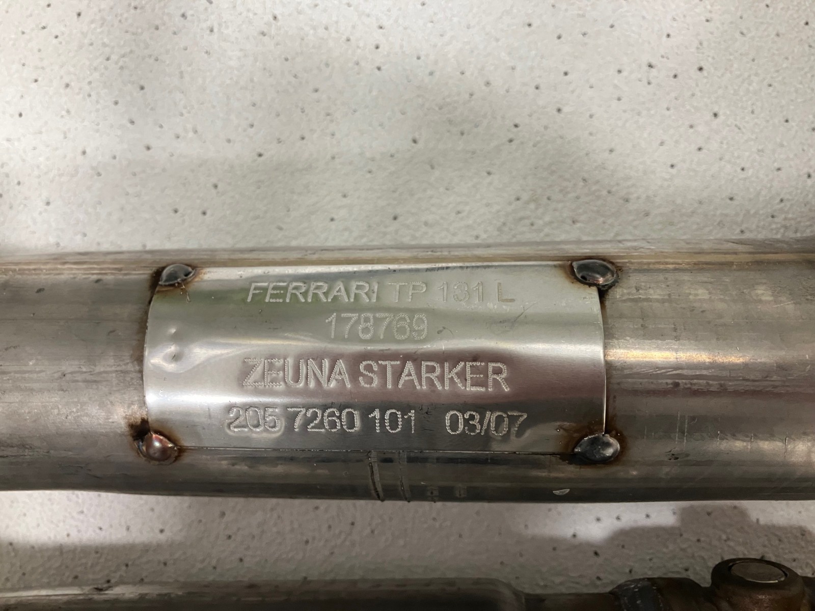New Ferrari 360 Left Hand Exhaust Pipe #178769 Algar Ferrari On Sale!!!