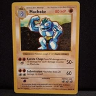 1999 Machoke  Pokémon Base Set Shadowless 34/102 Vintage Original 1st Year Card