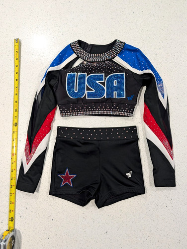 VARSITY ALLSTAR Cheer Uniform Cheerleading USA NATIONAL TEAM All Star Elite YM