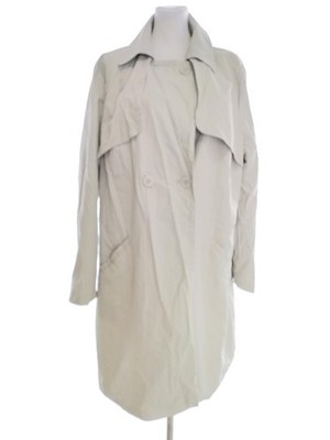 ISOLDE Damen Mantel Gr. 48 Grau Langer Ärmel
