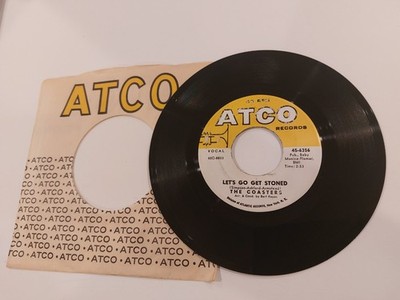 THE COASTERS - Let's Go Get Stoned / Money Honey - ATCO 45RPM - VG+  FUNK/SOUL