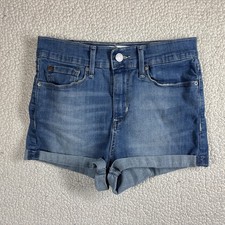 Denizen by Levi  s High Rise Shortie Women  s Stretch Size 5 Light Wash Jean Short