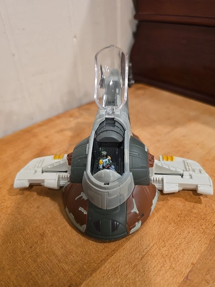 Micro máquinas Galoob Star Wars 1996 flota de acción esclavo 1 Boba Fett barco de recompensas Foto 3 de 4