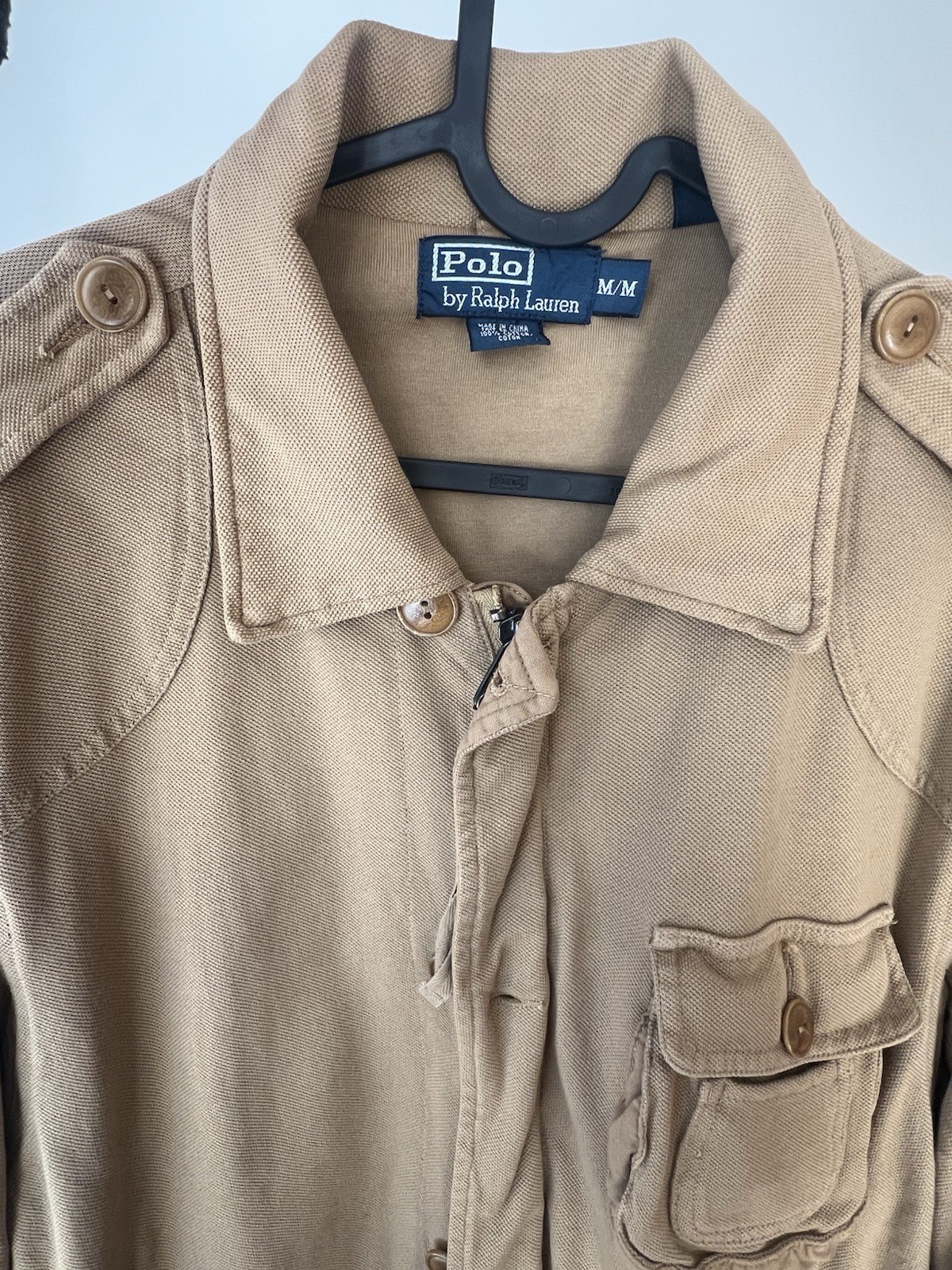Ralph Lauren Polo safari jacket mens medium - Rare Vintage image 3