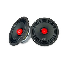 MENACE AUDIO  6.5 Midrange Speaker with Red B...