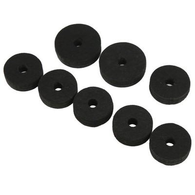 21Pcs Cymbal Replacement Accessories Felts Sleeves Wing Nuts Washers For Hi Hat