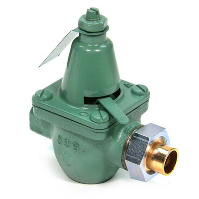 Taco 329-3 Cast Iron 1/2-Inch Sweat Union x 1/2-Inch Pressure Reducing Valve