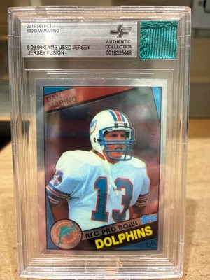 Dan Marino - Miami Dolphins 2016 Select - Jersey Fusion Game Used Patch