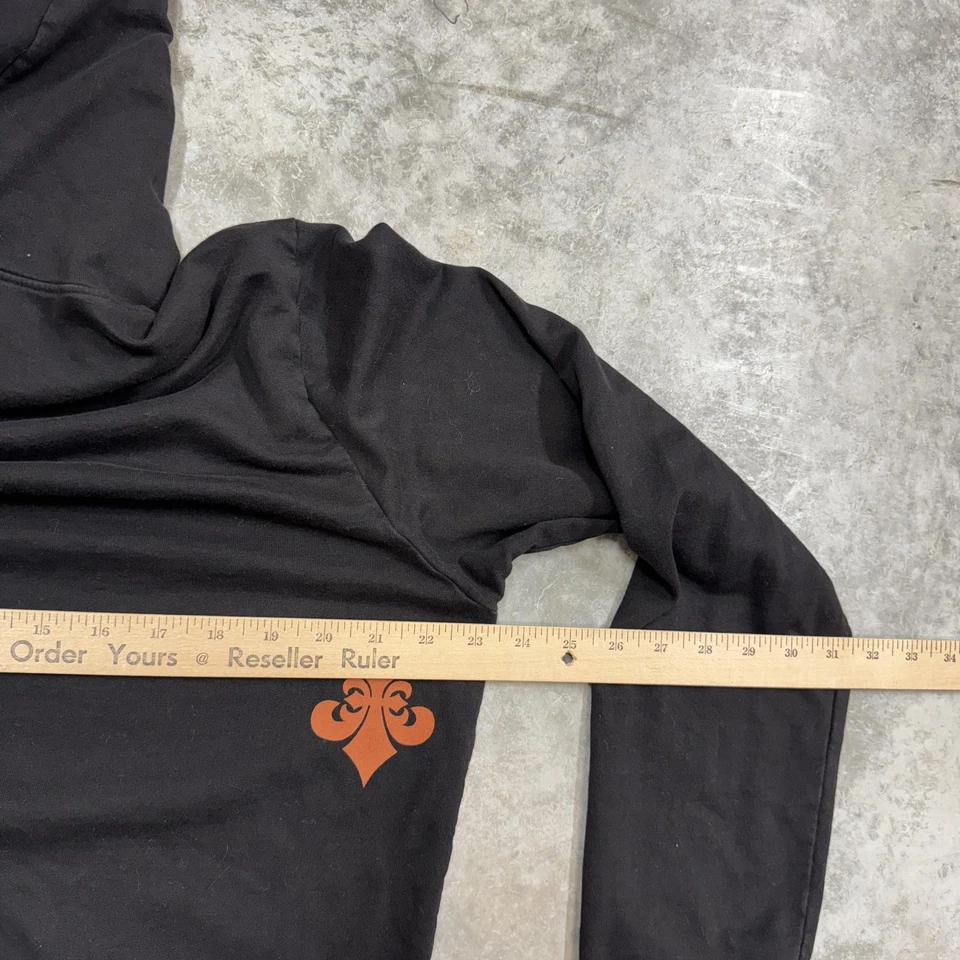 Sudadera con Capucha Affliction Para Hombres Grande Negra Llama Calavera Gráfico Pullover Vivo Rápido Tatuaje Foto 4 de 4