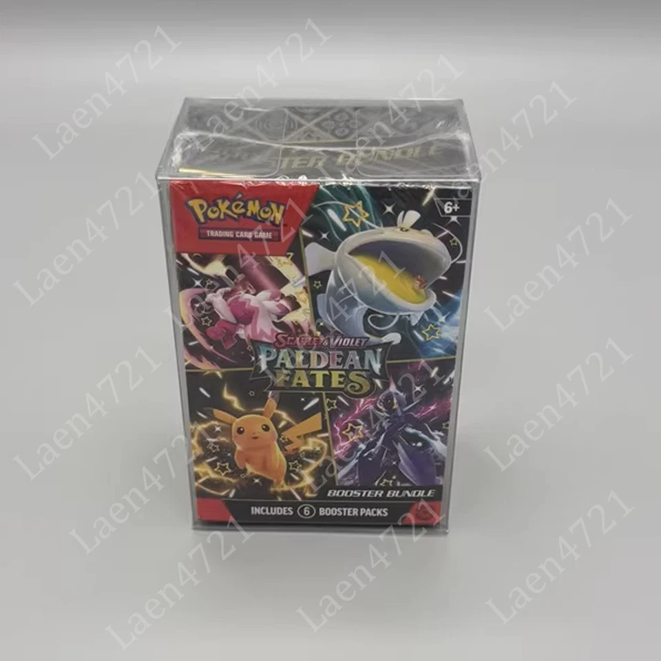 25PC Pokemon Protective Clear Case Protectors for Booster Bundle & Battle Box - Image 4 of 4