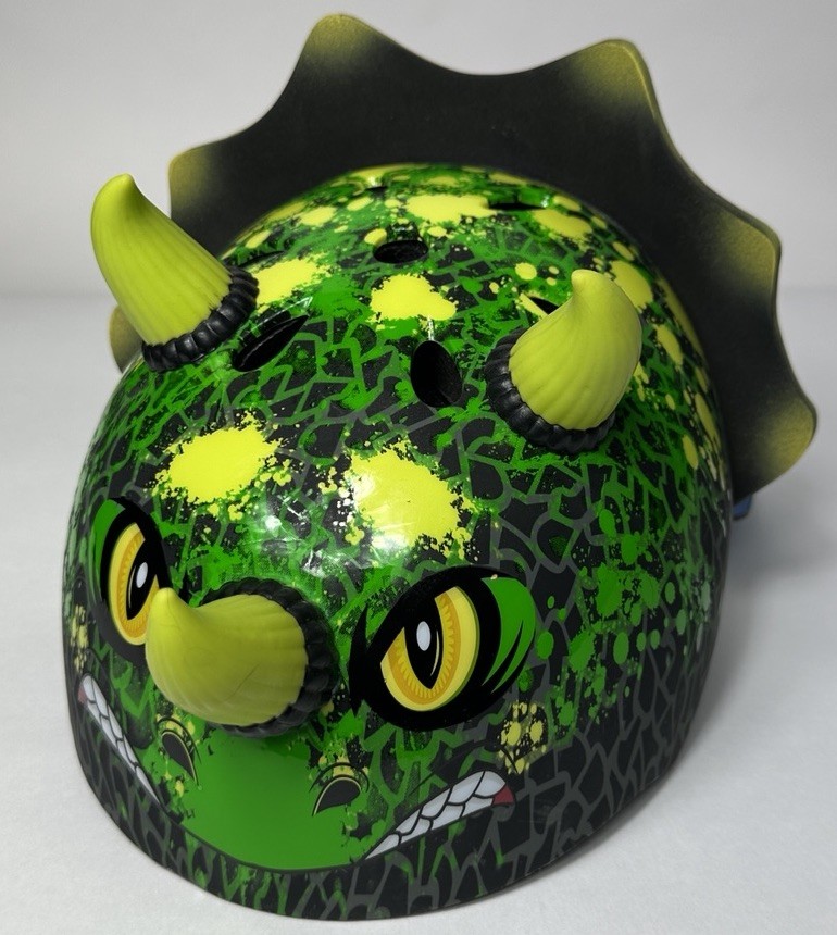 Raskullz T-Chopz Helmet Kids Ages 3-5 Dinosaur Sports - Hard to Find