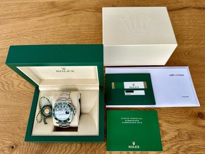 Rolex Submariner 116610LV Hulk Stahl Keramik Automatikuhr Full Set  neuwertig