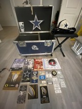 Dallas Cowboys & NCAA Memorabilia Trunk WITH CONTENTS! OBO on individual peices 
