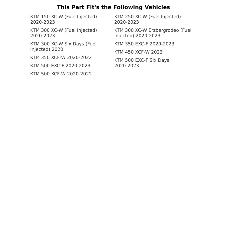 Acerbis Rear Fender 16 KTM Orange For KTM 150 XC-W (Fuel Injected) 2020-2023 Foto 2 de 3