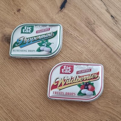 Tic Tac 2x Vintage Blechdosen Seltenheitswert Rarität