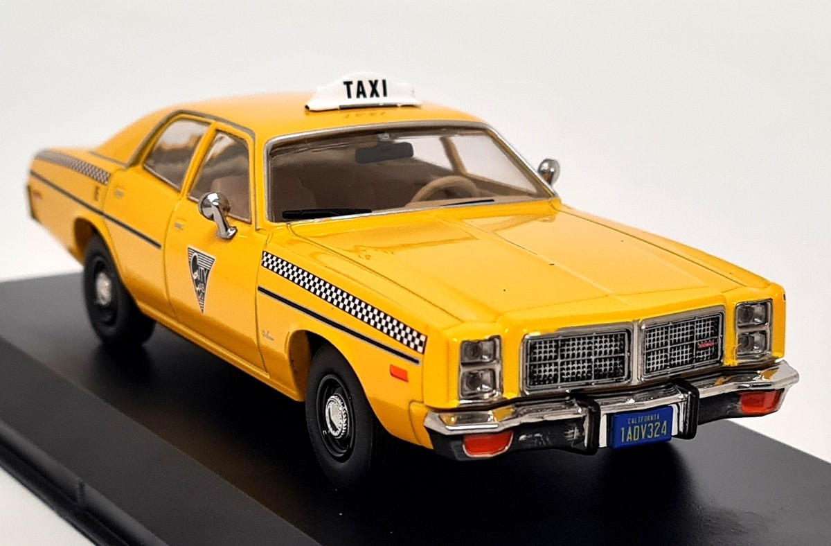 Greenlight 1/43 Dodge Monaco Taxi 1978 Rocky III Diecast Scale Model Car