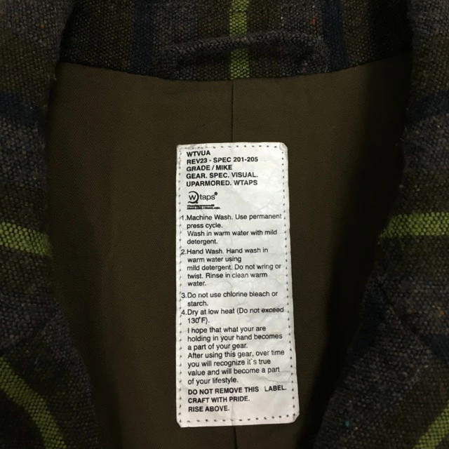 WTAPS Double Taps Wool Tailored Jacket TSDTJKM14 … - image 6