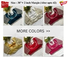 Saree Blouse Readymade Designer Sari Choli Indian Party Wear Bollywood Dress