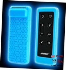 Case for Bose Solo 5 10 15 Series ii TV Remote,Silicone Cover for Glow Blue