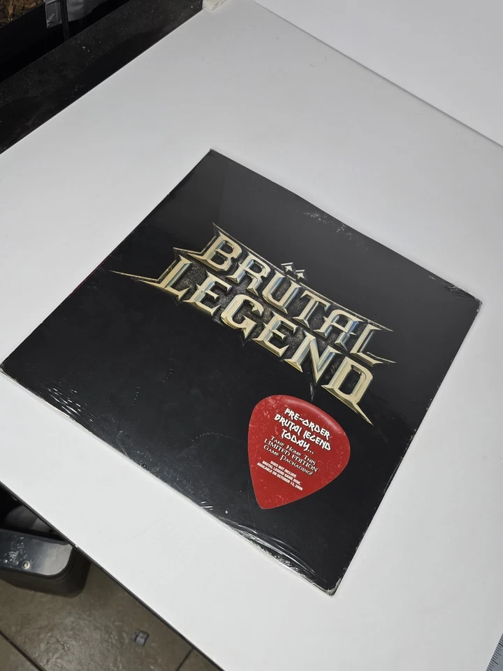 Brutal Legend Sellado Pre-Pedido Bonus Vinilo LP Best Buy Xbox 360 PS3 Jack Negro Foto 3 de 3