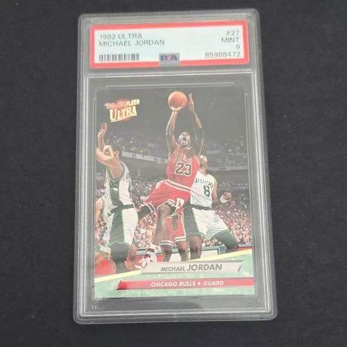 Fleer Ultra 1992-93 Michael Jordan #27 Chicago Bulls PSA 9 Base Basketball Card