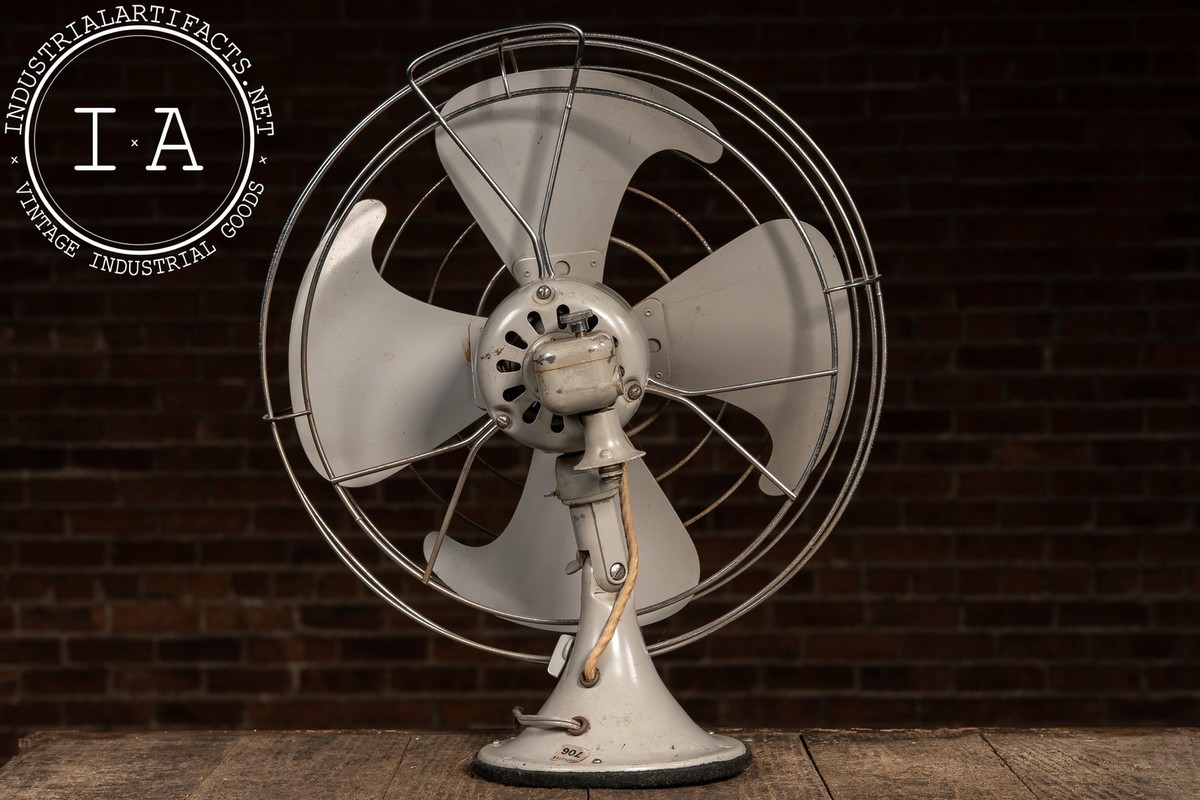 ②アメリカ　GE General Electric アンティークファン　扇風機 Vintage General Electric Oscillating Desk Fan | eBay